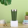 Nuevo vaso cónico transfronterizo de acero inoxidable 304 con aislamiento al vacío para enfriar 16 oz Vaso para coche para exteriores, taza para café, vaso para agua