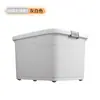 Caja de Almacenamiento Caja de Almacenamiento de Plástico para el Hogar Caja de Capacidad Extra Grande Caja de Almacenamiento para Dormitorio Caja de Almacenamiento para Ropa y Libros de Estudiante