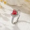 Anillo de Piedra de Imitación con Acabado de Alta Gama, Apertura Ajustable, Estilo Palaciego de Moda, Anillo Ajustable de Zirconia Oval Microincrustada