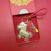 Shuibei Venda Quente Ouro Puro 999 Pingentes de Bolsa Desenho Animado Presente Pingentes Atacado