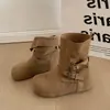 Botas Martin Retro Nuevas para Mujer Otoño/Invierno 2026 con Aumento Invisible de Altura, Uso Bidireccional, Botines Birkenstock que Aumentan la Altura para Mujeres Bajitas