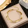 Pulseira de Aço Titânio Nova Não Desbota para Mulheres, Joia de Mão Versátil Estilo Ins, Pulseira da Moda para Meninas, Alta Qualidade