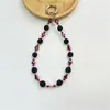 Cadena de Teléfono Móvil de Nicho de Arcilla con Pedrería de Lujo de Gama Alta Transfronteriza Cadena Colgante para Bolso de Cadena de Transmisión en Vivo de Mujer Rica Cadena de Llaves de Cristal