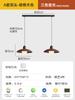 Luminária Simples Nórdica de Noz com Três Cabeças para Sala de Jantar Criativa para Casa de Hóspedes Mesa de Jantar Bar Quarto Luminária de Cabeceira Lustre Ovni de Luxo