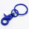 Llavero de metal de color con cierre de langosta, accesorios de bricolaje, llavero, accesorios para bolsos, colgante personalizado, joyería