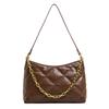 Rhombic bolsa de grande capacidade para mulheres 2023 cross-border outono e inverno nova bolsa retro commuter pequena bolsa quadrada saco de ombro casual