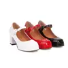 Sapatos Femininos Tamanho Grande 40-48 Sapatos de Exportação Europeus e Americanos Novos Sapatilhas Sapatos de Trabalho Mary Jane Saltos Grossos Saltos Altos Transfronteiriços