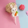 Figurinhas de Animais de Resina Desenho Animado Transfronteiriças Leão Raposa Elefante Dinossauro Fofos Decoração de Bolo Festa de Aniversário Figurinhas