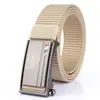 Cinturón de lona y nailon multi-funcional de moda para ocio al aire libre, automático sin dientes para hombres, cinturón de nailon para entrenamiento y herramientas