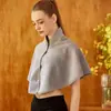 Protector de Cuello Cálido para Otoño e Invierno para Personas de Mediana Edad y Mayores, Forrado de Felpa, Anti-Frío para Habitaciones con Aire Acondicionado, Protección para Hombros y Cuello para Hombres y Mujeres, Bufanda Pequeña para el Cuello