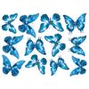 Ofereça novos adesivos de parede luminosos de concha AFG3889 adesivos de borda cruzada azul adesivos de parede removíveis para cabelo