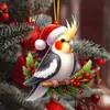 Colgante Decoración Árbol de Navidad Transfronterizo Acrílico Plano Mundo Animal Fiesta de Navidad Colgante