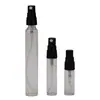 Frasco Borrifador de Perfume 2ml-10ml Amostra de Teste Frascos de Perfume Frasco de Vidro Transparente para Perfume Atacado