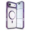 Funda Protectora Anti-Caídas Airbag para iPhone 17 16 Anti-Amarilleo Transparente 15Pro 14 Funda Magnética para Teléfono