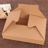 Caixas de Panificação, Caixas de Confeitaria, Papel Cartão Branco para Presente, Papel Kraft Dobrável, Caixas de Embalagem de Alimentos