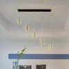 Modelo 2026 Luminária Pendente de Acrílico para Restaurante Moderna Minimalista Luminária de Mesa para Sala de Jantar Balcão de Bar Luminária Pendente Tendência para Quarto