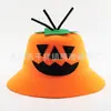 Chapéu de abóbora de Halloween direto da fábrica, chapéu de pescador para adulto, chapéu de performance para festa de carnaval de feriado infantil