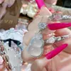 Série de Pingentes Elegantes Misturados e Combinados com Cabaças de Diamante Atrai-Fortuna e Cheias de Bênçãos da Camélia. Fornecedores de Acessórios para Joias DIY