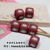 Gran Venta Cuadrado Retro Lazo Flores Pequeñas Cuentas Accesorios DIY Cuentas Sueltas Cadena para Teléfono Móvil Colgante Cadena para Bolso Joyería Otoño e Invierno