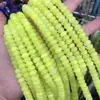 Cuentas de ábaco sueltas de 5 x 8 mm, cuentas de rueda espaciadoras de piedra natural de ágata ojo de tigre de Amazon, joyería de cuentas para bricolaje