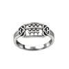Anillo de Ábaco Ruyi Estilo Nuevo con Diseño de Tendencia Nacional, Sensación de Alta Gama, Nuevo Estilo Chino, Anillo Simple y Versátil para el Dedo Índice, Anillo Personalizado
