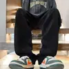 Cross2026 Marca Nueva de Moda Primavera y Otoño para Hombre Color Sólido Deporte Holgado Versátil Pierna Recta Pantalones de Chándal Deportivos de Moda Casual para Hombre