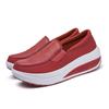 Zapatos Rocking de Suela Media Nuevos Transfronterizos Tenis Blancos Zapatos de Enfermera para Mujer Zapatos de Plataforma con Cuña de Suela Gruesa Zapatos Planos para Mujer