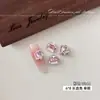 Decoraciones para arte de uñas de cristal K9 rosa brillante, con base sin fondo, polvo de cristal, azúcar de hielo, cristales en forma de huevo de paloma y bolas de cristal ligeras de lujo para arte de uñas