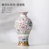Mini Adornos de Jarrón de Porcelana Azul y Blanca Cerámica Hidropónica Retro Arreglo Floral Hogar Antiguo Decorativo Jarrón de Flores de Calabaza