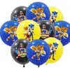 Globos de Látex de 12 Pulgadas Transfronterizos: Spider-Man, Pokemon, Patrulla Canina, Mario, Marvel, Varios Globos de Dibujos Animados