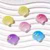 Peças de Acessórios DIY da Série Concha do Oceano Fresco: Patches de Resina de Concha Pérola Glitter Imitado para Fivelas de Sapato Croc