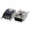 Enchufe USB mini 5P para soldar en placa de circuito impreso, conector en línea, pata recta de 180 grados, pata doblada, cuerpo corto, placa de montaje, pata de 2/4, cable de soldadura Mike 8P10P