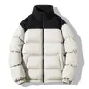 Abrigo de Algodón para Pareja Transfronteriza Empalme de Pana Otoño e Invierno Cuello Alto Chaqueta de Algodón Cortavientos para Hombre Abrigo de Panal Cálido Engrosado Abrigo de Algodón