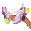 Nuevos Zapatos Deportivos para Mujer Primavera/Verano 2026, Transpirables de Moda, Suela Suave, Lona Casual, Ligeros para Correr, Suela Gruesa, Zapatos de Papá
