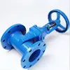 Válvula de Compuerta Bridada Z41T-16Q Vástago Ascendente Núcleo de Cobre Tipo Ranura Tipo Bridado Válvula Protectora de Defensa Civil Turbina Manual