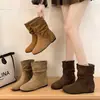 Botines Birkenstock New Wrinkled 2026 para Mujer 5cm Diseño de Otoño Botas de Mezclilla Retro Sensación Oculta de Aumento de Altura Versátil Occidental