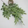 Simulación Lingxiao hojas verde hojas boda simulación hojas techo salón de bodas camino decoración de guía fábrica de flores artificiales venta al por mayor