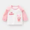 Camiseta de manga larga para bebé, top para bebé, camiseta básica de otoño para niños, ropa de primavera y otoño para niños, ropa para niñas, conjunto de otoño para recién nacidos
