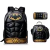 Mochila Estampado de Araña Transfronteriza para Estudiantes de Primaria y Secundaria Set de Tres Piezas Mochila Infantil Bolsa Escolar Bolsa para Comida Estuche Ligero