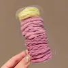 Diademas de Colores para el Cabello de Niñas, Bandas para el Cabello de Bebé, Alta Elasticidad, Cuerdas para el Cabello que No Dañan, Bandas para el Cabello de Niñas para Coletas Altas