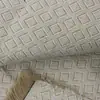 Tela de Lino Yueshun, Materiales para Zapatos, Equipaje, Bolsos de Mano, Manualidades, Tela Decorativa, Tejido Mixto de Yute y Algodón 31 # Tela de Lino a Cuadros en Forma de Diamante