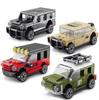 Bloques de Construcción de Coche Deportivo de Empuje Hacia Atrás de Cuatro Rejillas Adornos Educativos para Niños Modelo de Coche Regalo para Niño Venta al por Mayor