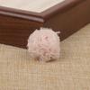 Venta directa de fábrica en stock 2.5 bola de malla de encaje bola de pelo de malla hecha a mano flor de tela flor diy accesorios de joyería