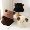 Atacado 25 Anos de Outono e Inverno Novo Tiro Real Fofo Orelha de Gatinho Chapéu de Pelúcia Feminino de Inverno Quente Proteção de Orelha Chapéu de Bacia