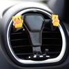Nuevos adornos de resina de Pikachu para coche, adornos de dibujos animados para la consola central del coche, decoraciones para la pantalla de navegación, adornos de cabeza que se mueven
