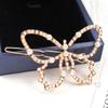 Bow strass Dongdaemun cabelo duckbill clip embutido diamante Coreia do Sul vintage Crown side clip cocar acessórios de cabelo atacado