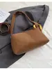 Bolsa de Mão Fosca Estilo Coreano de Inverno para Mulheres 2025 Nova Tendência Simples para o Dia a Dia Bolsa de Ombro Versátil Casual Bolsa Transversal