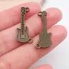 Notas Musicales Verdes Antiguas Instrumentos Musicales DIY Joyería de Aleación Accesorios Collar Pulsera Pendientes Colgante Venta Caliente Transfronteriza