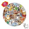 50 pegatinas de animales decorativas para scooter, guitarra, equipaje, cuaderno, taza de agua, papelería, pegatinas impermeables al por mayor
