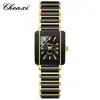 Chenxi Luz de la Mañana Relojes Populares de Plaza para Parejas para Mujeres y Hombres Venta al por Mayor Cerámica Oro Cruce de Fronteras Comercio Exterior Suministro de Relojes